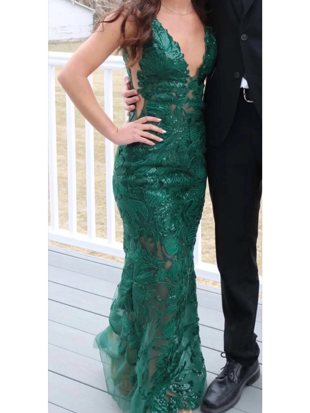 Jovani Green Prom Dress - Picture 1 of 5